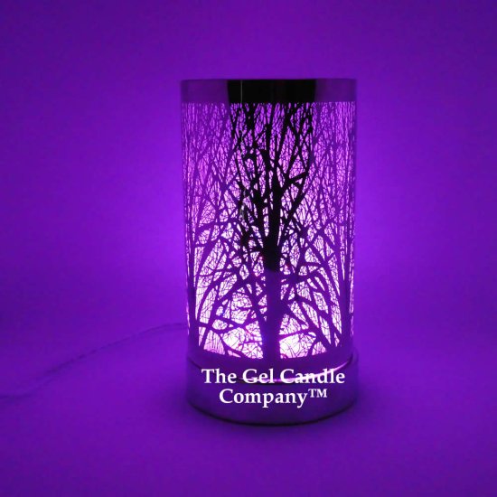 (image for) Color Changing Oil Gel Melts Wax Diffuser Lamp - FOREST TREES