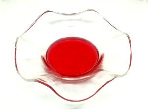 (image for) Large Wavy Clear Flat Bottom Replacement Oil and Wax Warmers