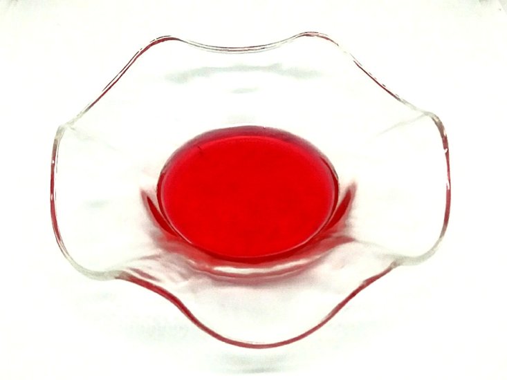 (image for) Large Wavy Clear Flat Bottom Replacement Oil and Wax Warmers