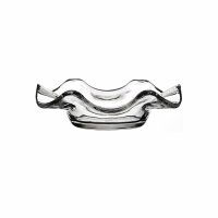 (image for) Large Wavy Clear Flat Bottom Replacement Oil and Wax Warmers