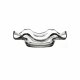 Large Wavy Clear Flat Bottom Replacement Oil and Wax Warmers (image for) Large Wavy Clear Flat Bottom Replacement Oil and Wax Warmers