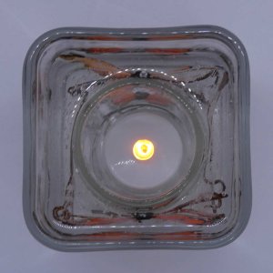 (image for) Flameless Monarch Butterfly Forever Gel Candle Design