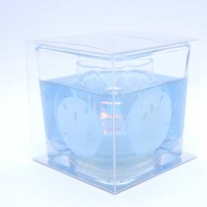 (image for) Sand Dollar Flameless Forever Candle Cube With LED Tea Light