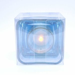 (image for) Sand Dollar Flameless Forever Candle Cube With LED Tea Light