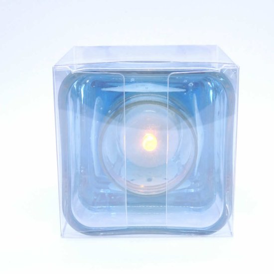 (image for) Sand Dollar Flameless Forever Candle Cube With LED Tea Light