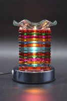 (image for) Colorful Glass Design Touch Warmer Diffuser Aroma Lamp