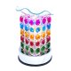 (image for) Clear Glass Rainbow Aroma Warmer Oil Melts Touch Activation