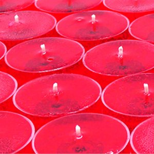 (image for) Mcintosh Apple Scented Gel Candle Tea Lights - 24 pk.