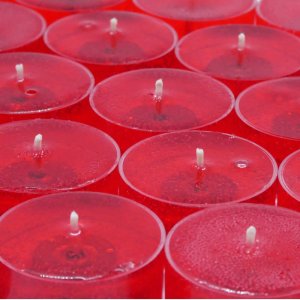 (image for) Mcintosh Apple Scented Gel Candle Tea Lights - 24 pk.
