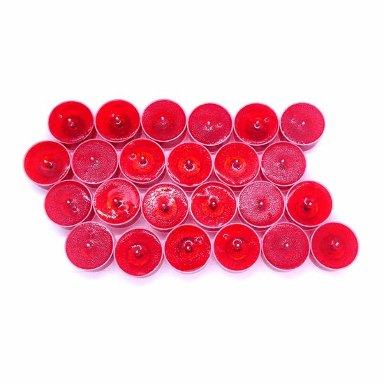 (image for) Mcintosh Apple Scented Gel Candle Tea Lights - 24 pk.