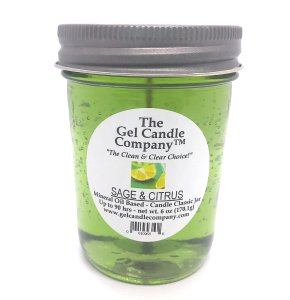(image for) Sage and Citrus 90 Hour Gel Candle Classic Jar