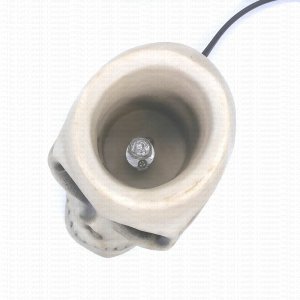 (image for) Skull Figurine Statue Oil Melt Warmer On Dimmer