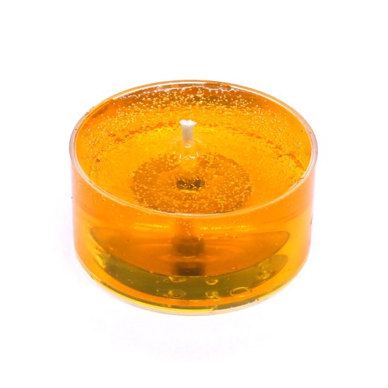 (image for) Orange Blossom Scented Gel Candle Tea Lights - 4 pk.