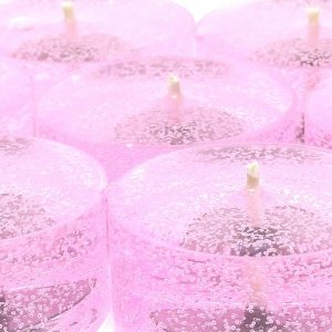 (image for) Cherry Blossom Scented Gel Candle Tea Lights - 24 pk.