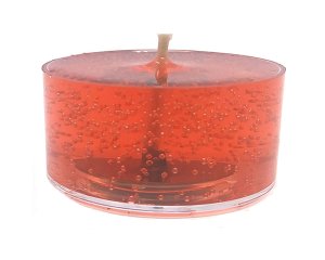 (image for) Pumpkin Spice Scented Gel Candle Tea Lights - 24 pk.