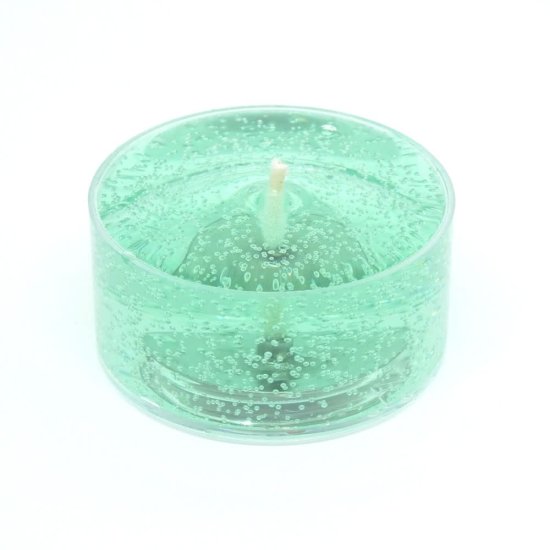 (image for) Fresh Cucumber Scented Gel Candle Tea Lights - 4 pk.