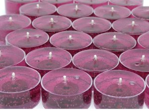 (image for) Black Raspberry Vanilla Inspired Gel Candle Tea Lights - 4 pk.