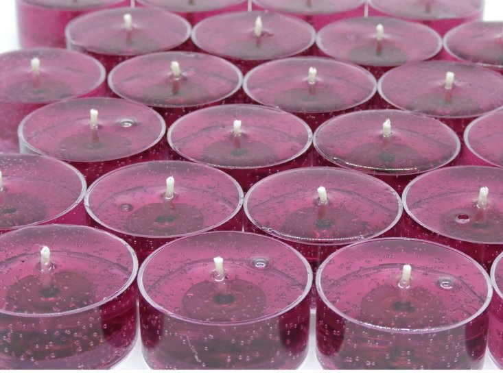 (image for) Black Raspberry Vanilla Inspired Gel Candle Tea Lights - 4 pk.