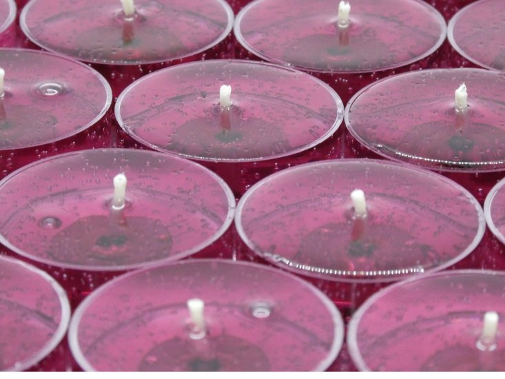 (image for) Black Raspberry Vanilla Inspired Gel Candle Tea Lights - 4 pk.