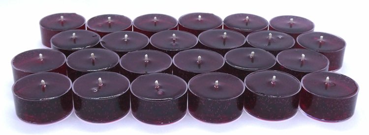 (image for) Magnolia Scented Gel Candle Tea Lights - 24 pk.