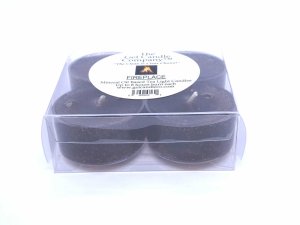 (image for) Fireplace Scented Gel Candle Tea Lights - 4 pk.