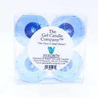 (image for) Hyacinth Scented Gel Candle Tea Lights - 4 pk.