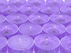 (image for) Lavender Scented Gel Candle Tea Lights - 4 pk.