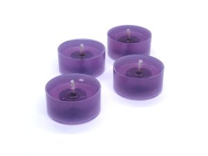 (image for) Lilac Scented Gel Candle Tea Lights - 4 pk.