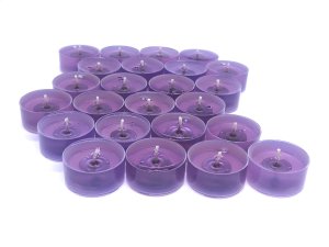 (image for) Lilac Scented Gel Candle Tea Lights - 4 pk.