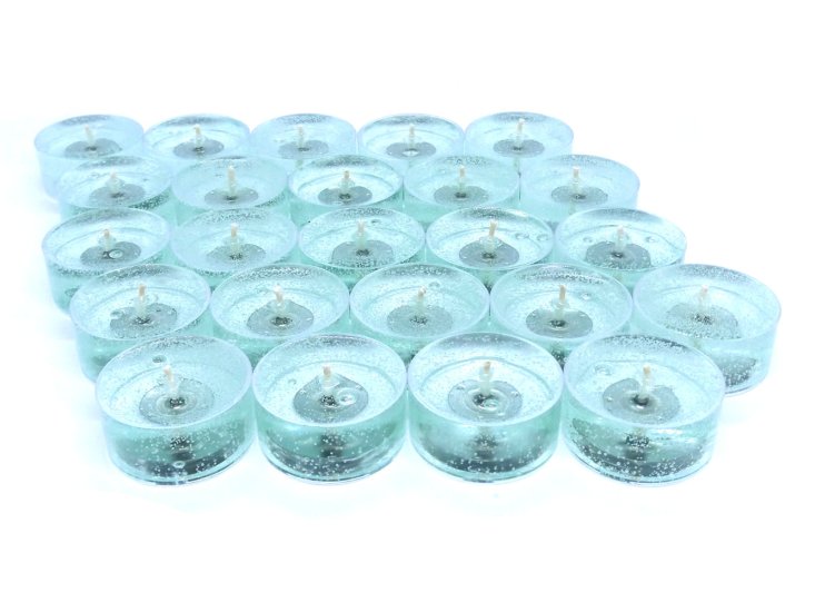 (image for) Sage Scented Gel Candle Tea Lights - 4 pk.
