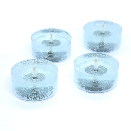 (image for) Sage Scented Gel Candle Tea Lights - 4 pk.