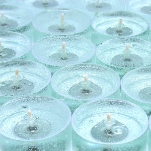(image for) Sage Scented Gel Candle Tea Lights - 4 pk.