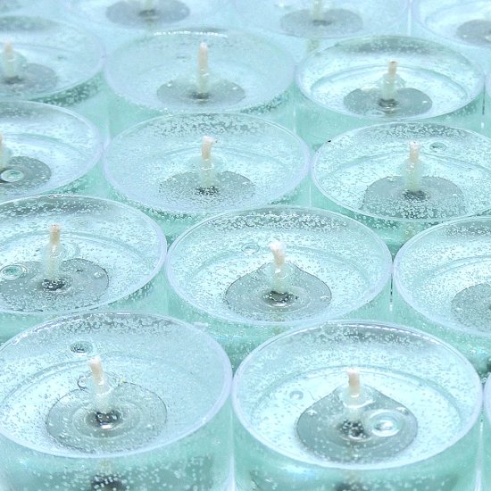 (image for) Sage Scented Gel Candle Tea Lights - 4 pk.
