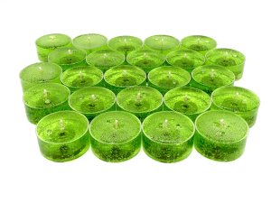 (image for) Sage and Citrus Scented Gel Candle Tea Lights - 4 pk.