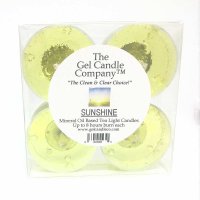 (image for) Sunshine Scented Gel Candle Tea Lights - 4 pk.