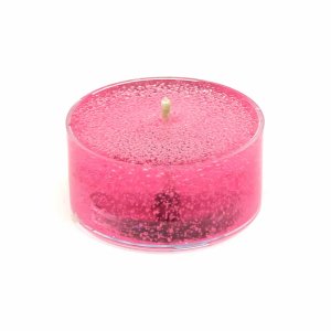 (image for) Watermelon Scented Gel Candle Tea Lights - 4 pk.