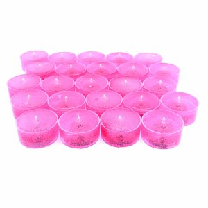 (image for) Watermelon Scented Gel Candle Tea Lights - 4 pk.