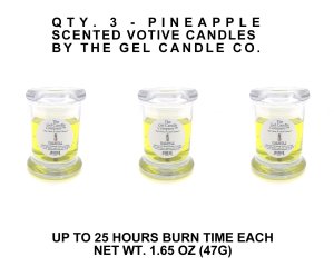 (image for) Pineapple Scented Gel Candle Votive
