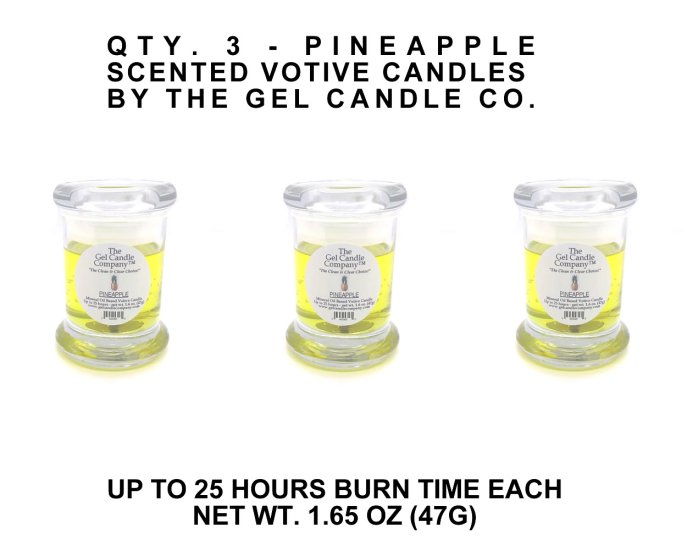 (image for) Pineapple Scented Gel Candle Votive