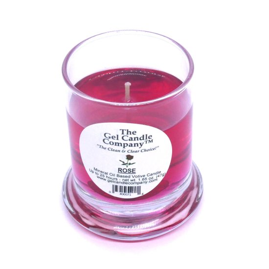 (image for) Rose Scented Gel Candle Votive