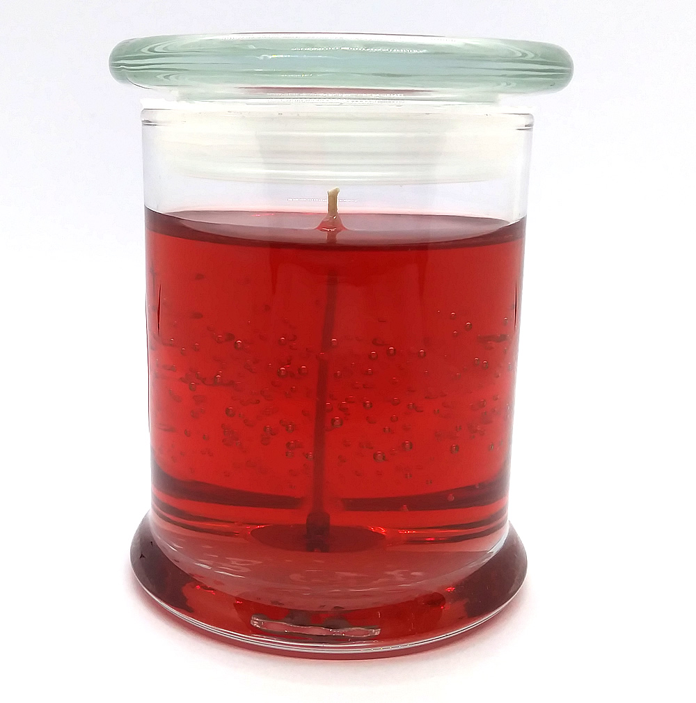 Apple Cinnamon Scented Gel Candle up to 120 Hour Deco Jar