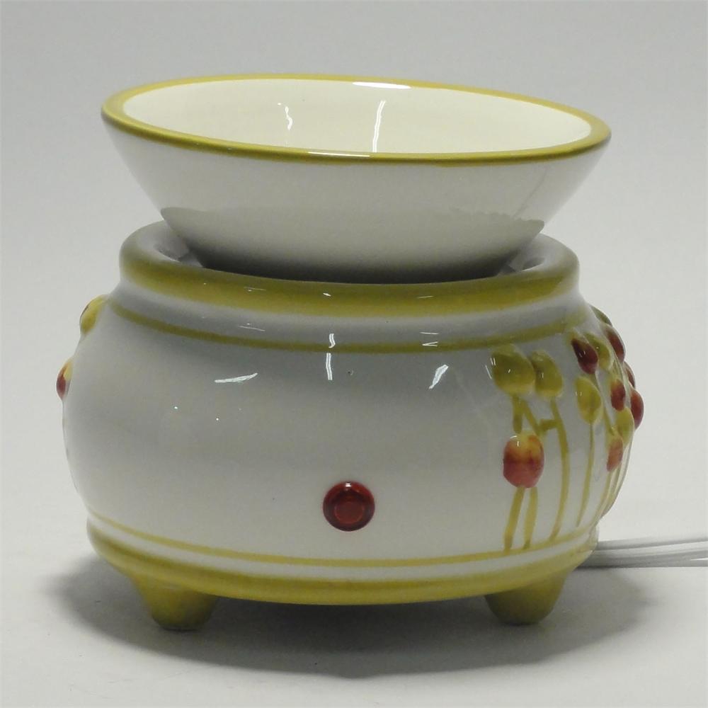TULIPS - Ceramic Warmer With Dish For Gel Melts & Oils - Click Image to Close