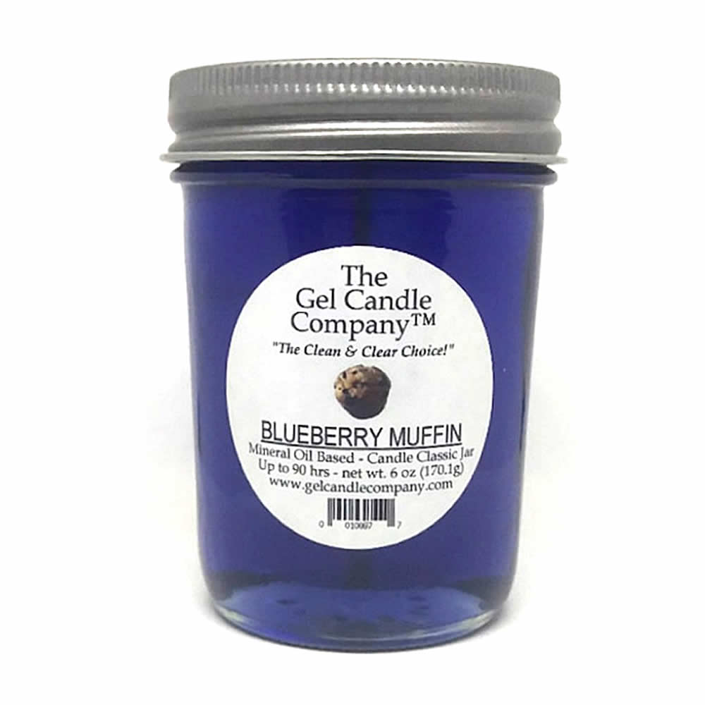 Blueberry Muffin 90 Hour Gel Candle Classic Jar - Click Image to Close