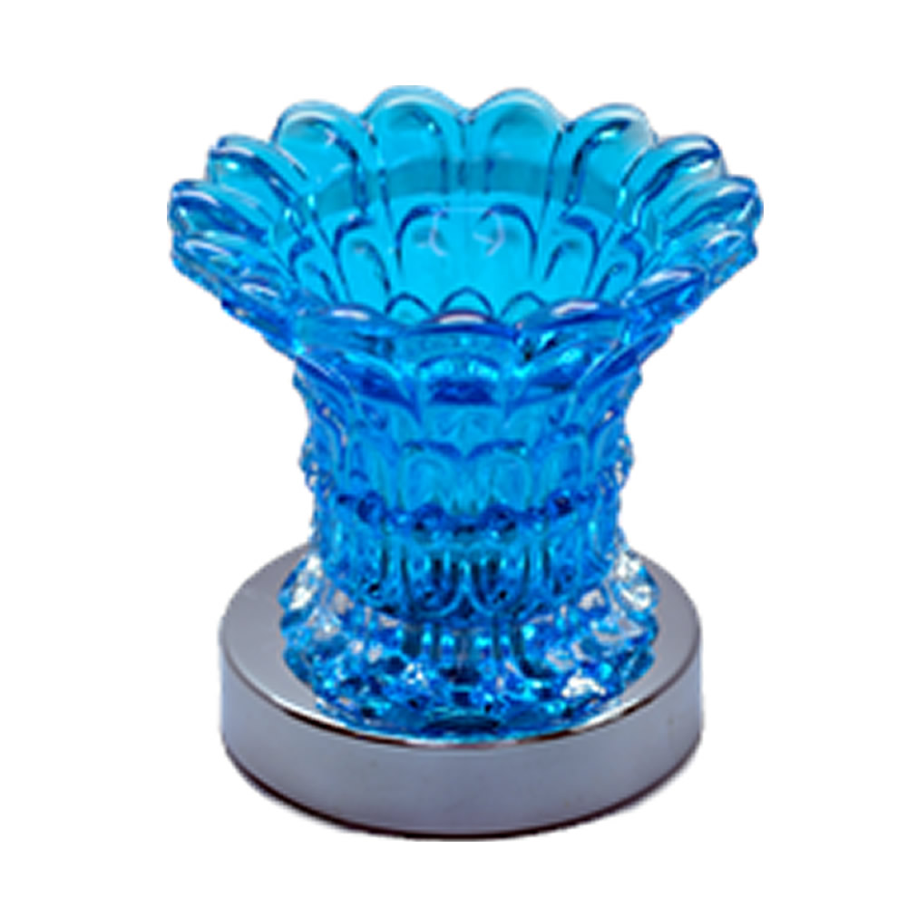 Blue Glass Touch Activation Warmer Diffuser
