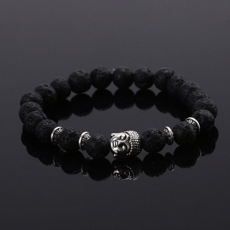 Buddha Black Beaded Bracelet | Tropical Jewelry