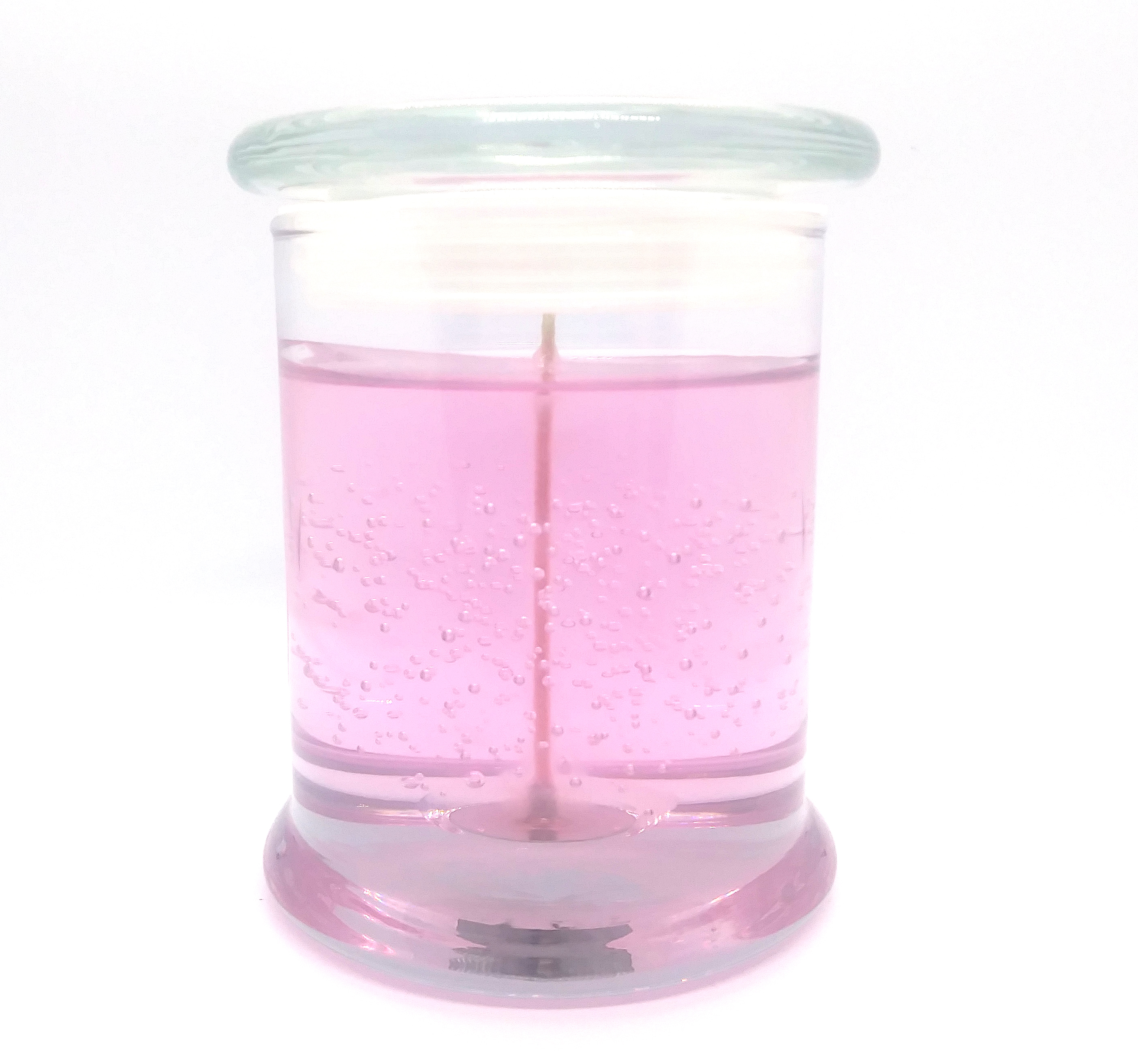 Cherry Blossom Scented Gel Candle up to 120 Hour Deco Jar - Click Image to Close