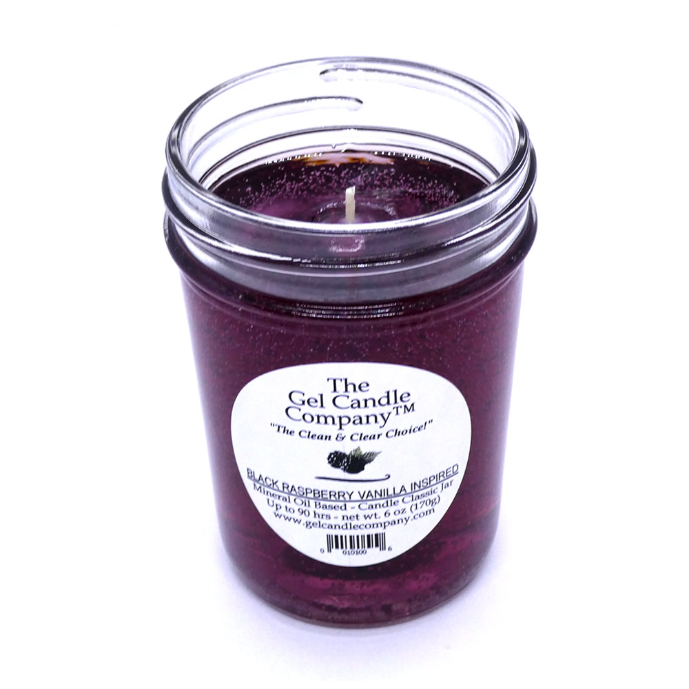 Blackberry Vanilla Inspired 90 Hour Gel Candle Classic Jar - Click Image to Close