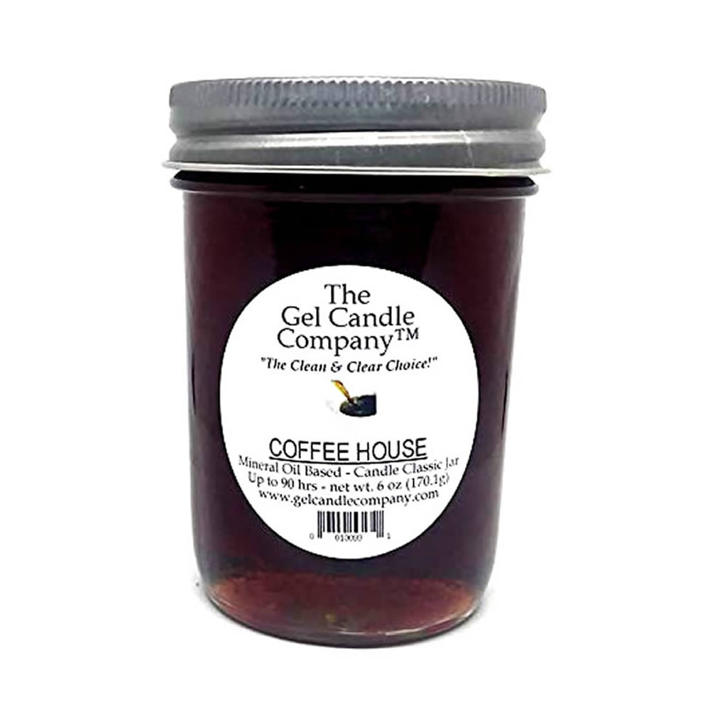 Coffee House 90 Hour Gel Candle Classic Jar - Click Image to Close
