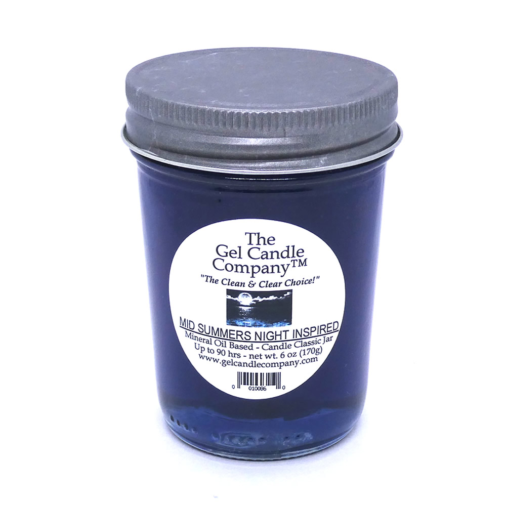 Mid Summer's Night Inspired 90 Hour Gel Candle Classic Jar - Click Image to Close