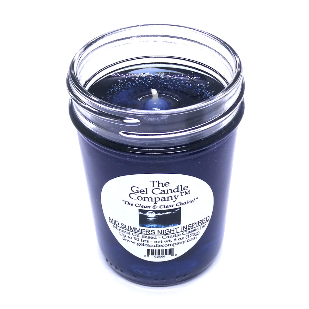 Mid Summer's Night Inspired 90 Hour Gel Candle Classic Jar